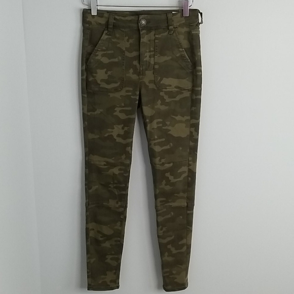 American Eagle Hi Rise Camo Jegging Jeans 4 - Picture 1 of 11